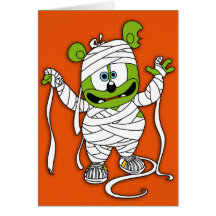 Gummibär Mama-Halloween-Karte