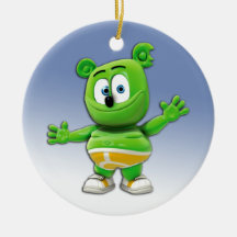 Gummibär runde Weihnachtsbaum-Verzierung Weihnachtsornament