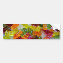 Gummibärchen Auto Aufkleber