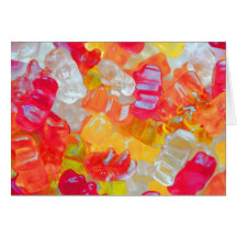 Gummibärchen Karte