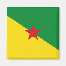 Guyane Flagge GF Magnete