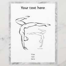 Gymnastik II Flyerbedruckung