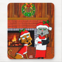 Haben Sie ein Stechpalme-Molly Weihnachten Mousepad