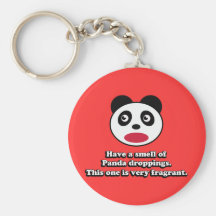 Haben Sie einen Geruch des Panda-Dung Schlüsselbänder