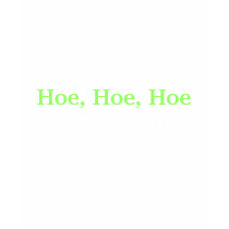 Hacke, Hacke, Hacke, frohe Weihnachten