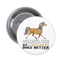 Haflingers il améliorent badge avec épingle