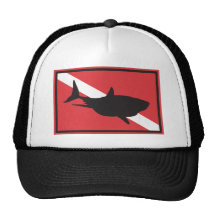 Haifisch-Tauchflagge Cap