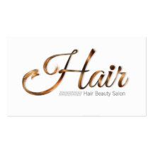 Hair Beauty Salon Hairdresser Cartes De Visite Professionnelles