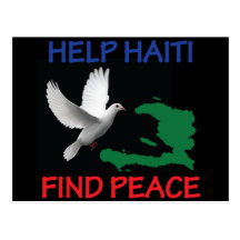 Haiti-Frieden Postkarten
