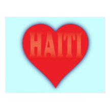 Haiti-Herz-Postkarte