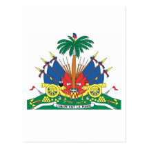 HAITI-WAPPEN - POSTKARTE