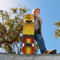 Halbes Rohr-Skateboard