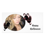 Halloween-Foto-Karte Foto Karten Vorlage