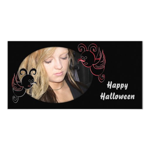 Halloween-Foto-Karte Photo Grußkarte