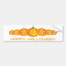 Halloween heureux (citrouilles) autocollants pour voiture