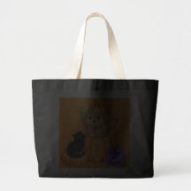 Halloween huent l'ours sacs fourre-tout