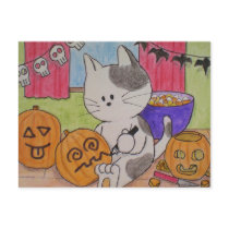 Halloween-Postkarte "abgekürzt "