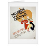 Halloween-Rollen-Skaten 1936 WPA Karte