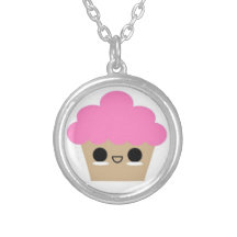 Halsband CupCake Rosa. Personalisierter Schmuck