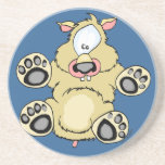 Hammy le caboteur de hamster dessous de verre