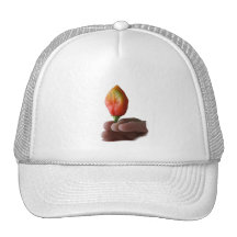 Hand und heiße Habernero Pfeffer-Fotografie Baseball Cap