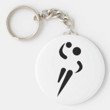 Handballspieler Schlüsselanhänger