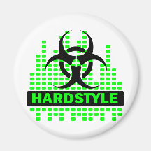 Hardstyle Tempoentwurf Kühlschrankmagnet