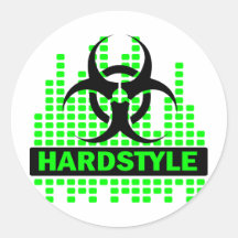 Hardstyle Tempoentwurf Sticker