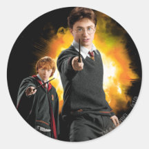 Harry Potter und Ron Weasely Aufkleber
