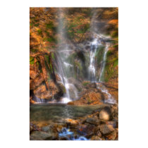 Hasliberg die Schweiz HDR Fotografie-Wasserfall poster