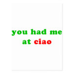 hatte mich an ciao postkarten