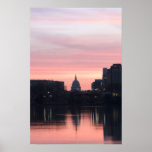 Hauptstadts-Gezeiten- Sonnenaufgang Plakat