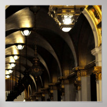 Hauptstadts-Lichter Posterdruck