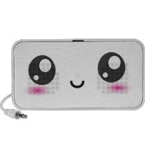Haut-parleur mignon de smiley de Kawaii