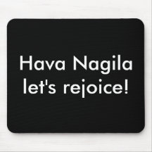 Hava Nagila Mousepad Tapis De Souris