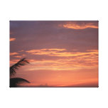 Hawaiischer Sonnenuntergang eingewickelte Leinwand Galerie Gefaltete Leinwand