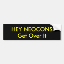 HE erhalten NEOCONS, über ihm Auto Sticker