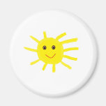He Sonnenschein Kühlschrankmagnet