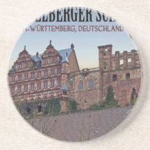 Heidelberg - Schloss von unterhalb Getränkeuntersetzer