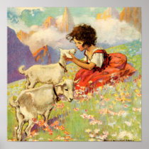 "Heidi und ihre Ziegen" durch Jessie Willcox Smith
