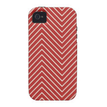 HEISSES FEUER-VERLAUFEN ROTE WEISSE ZICKZACK-ILLUS iPhone 4 HÜLLEN