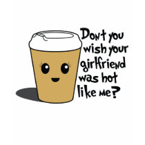 Heißes Kaffeehemd