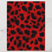 HELLES HEISSES FEUER-ROTES   SCHWARZES TIERdruck-M Individuelle Flyer