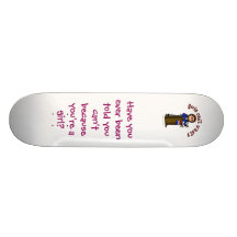 Helles Politiker-Mädchen Skateboardbretter