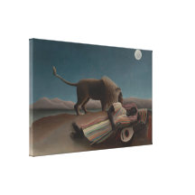 Henri Rousseau - The Sleeping Gypsy Canvas Prints