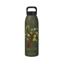 Herbst-Herz-Baum-Freiheits-Flasche Trinkflasche