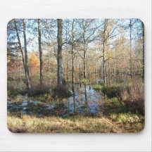 Herbst-Holz Mousepads