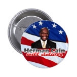 Herman Kain liefert, rechte Pizza-Parodie Button