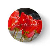 Herz-Gesundheit! Knöpfe rote Tulpe-Blumennatur