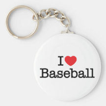 Herz I Baseball Schlüsselbänder